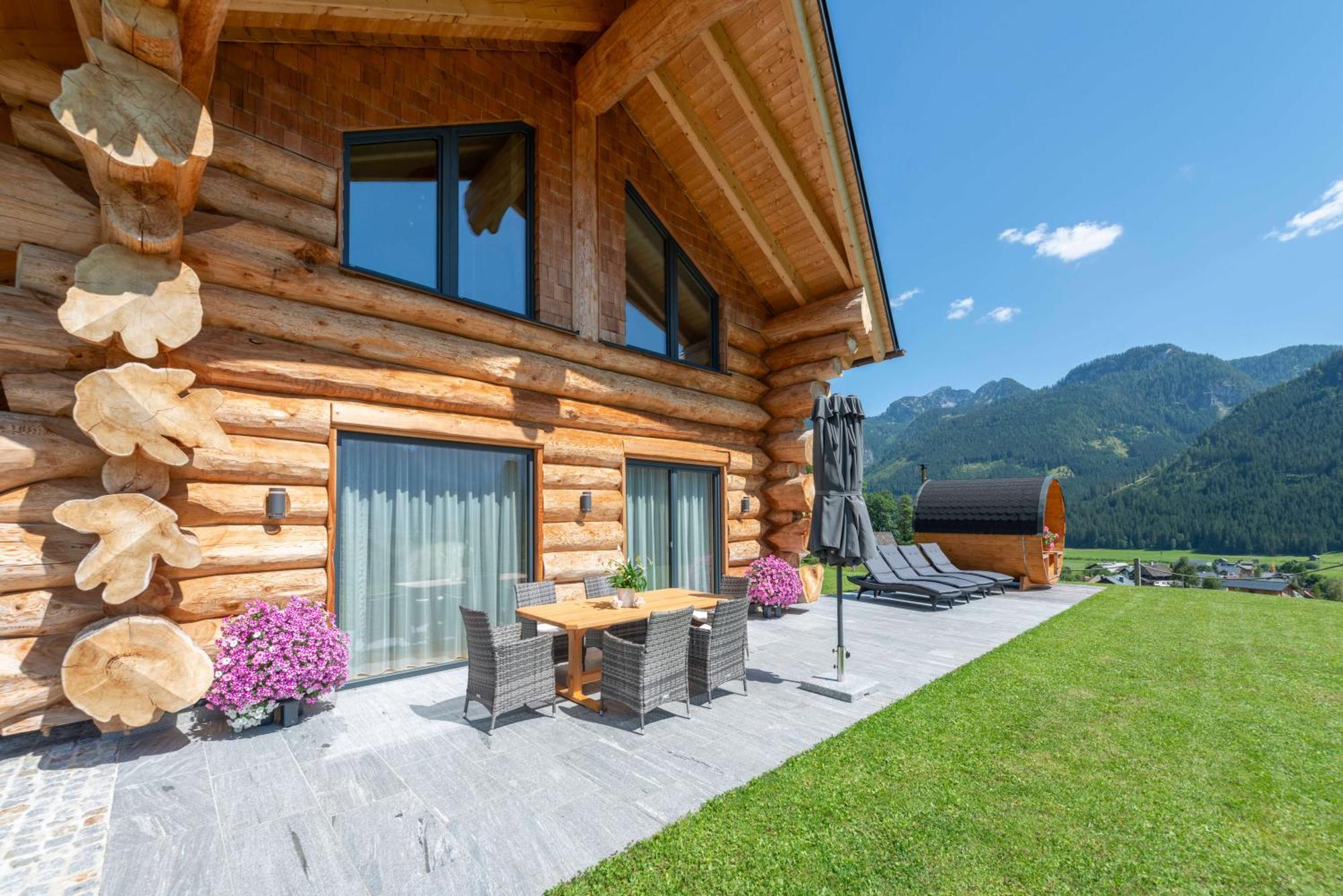 Das Blockhaus Gosau Bagian luar foto